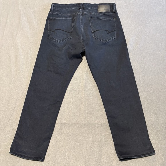 Mavi Jeans Mens Fits 32x28 Blue Zach Straight Leg Dark Indigo Wash Stretch Denim - Picture 14 of 16